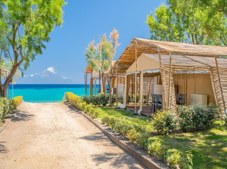 σαφάρι σκηνή αρμενιστής βήτα ή γάμα σειρά παραθαλάσσιο κάμπινγκ χαλκιδική κάνε κράτηση εξώφυλλο